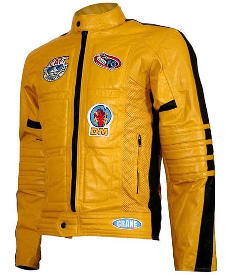 Movie Kill Bill Leather Motorcycle Jacket for Men